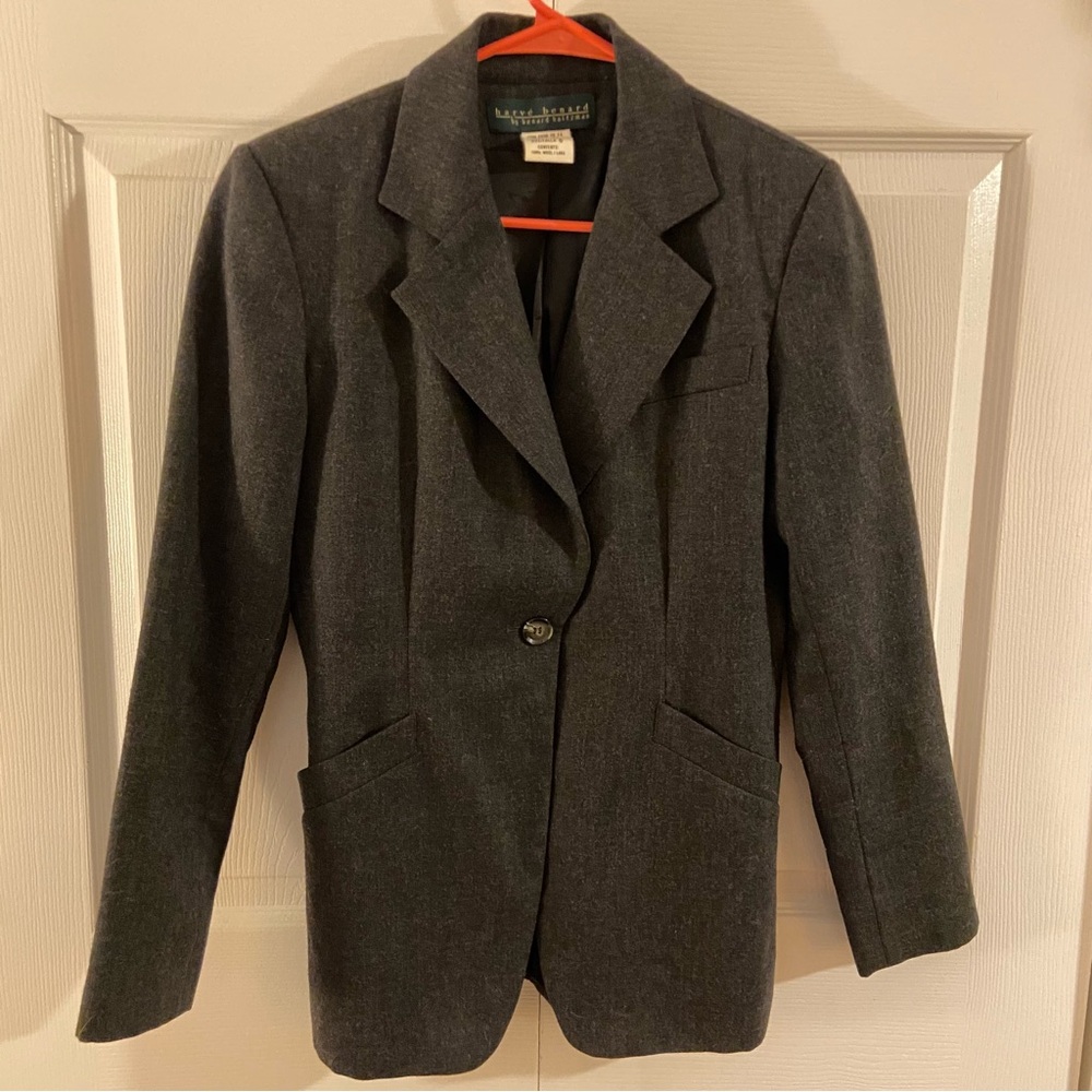 Harve Benard Charcoal Blazer